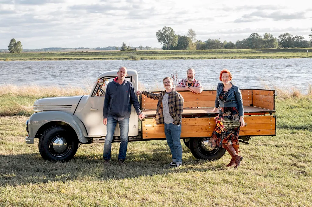 Die Band CopperFox auf der Bühne